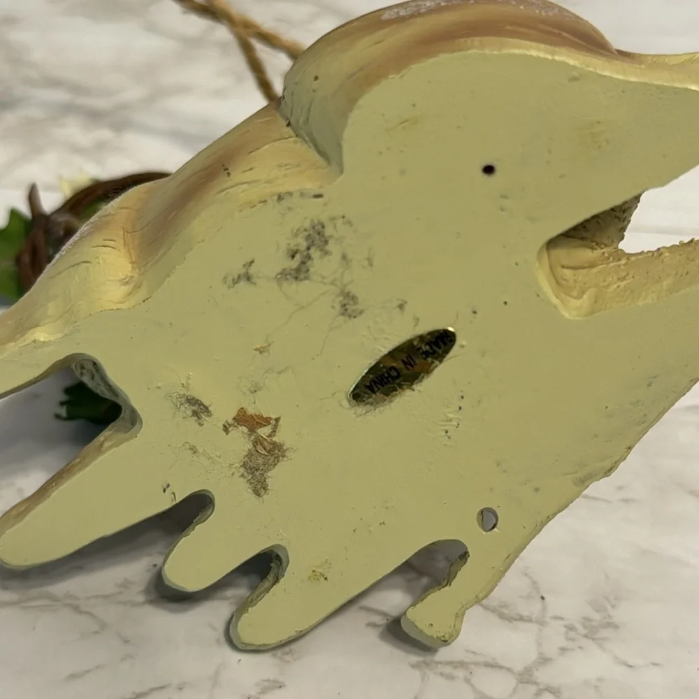 Christmas deer figurines ceramic festive ornaments home decor